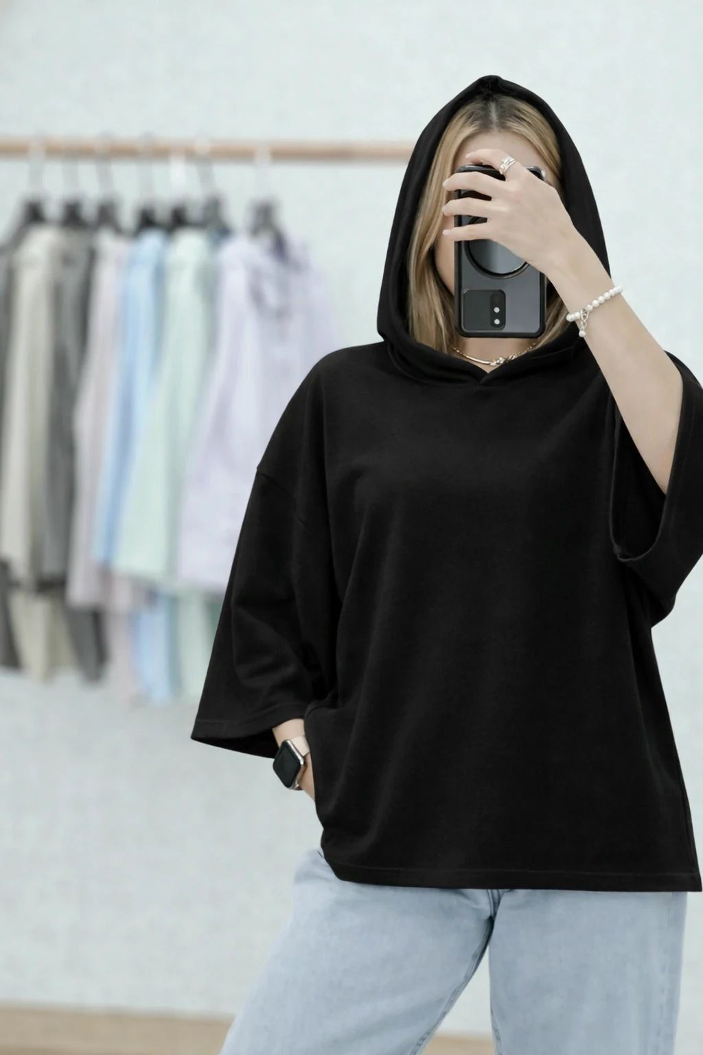 تیشرت کلاه دار